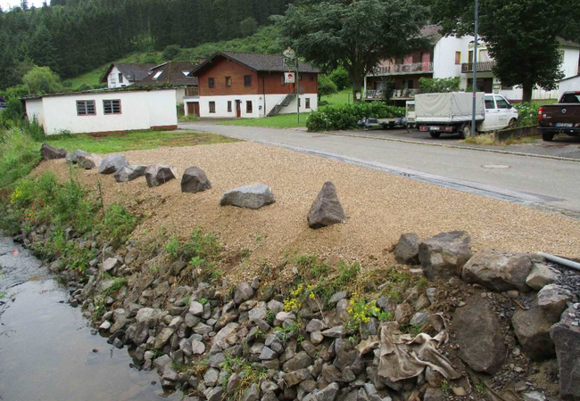 Neuer Parkplatz in Obliers