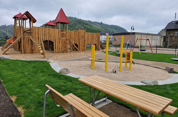 Spielplatz Rech nach Fertigstellung