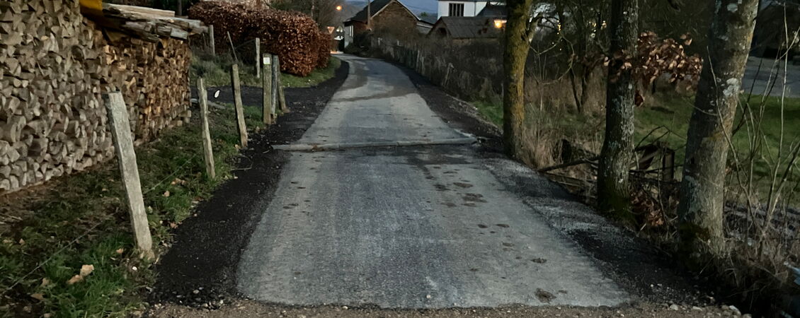 Wirtschaftsweg in der OG Berg