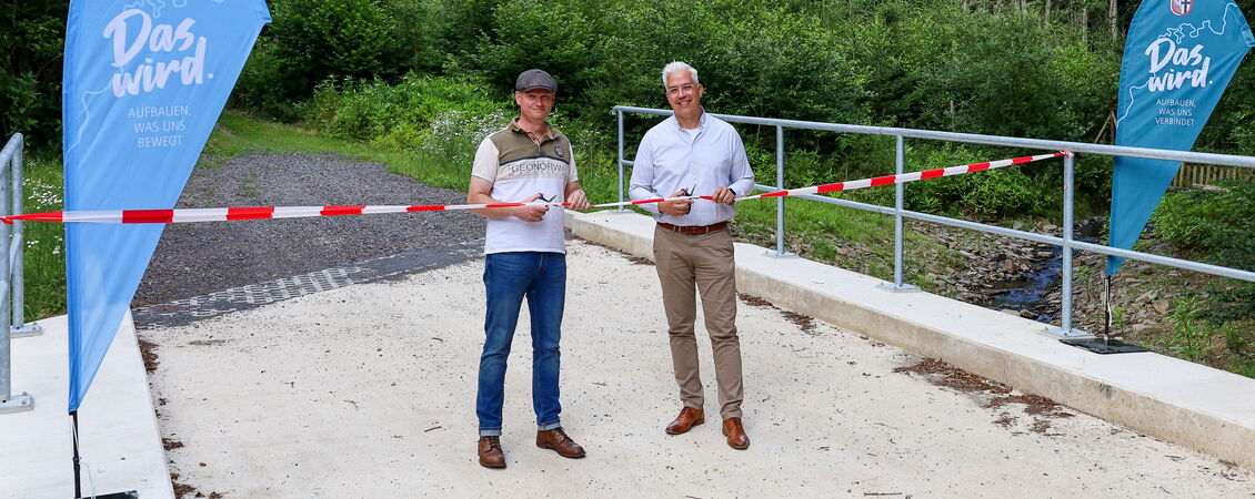 Freigabe der neuen Brücke Vischelbach 8