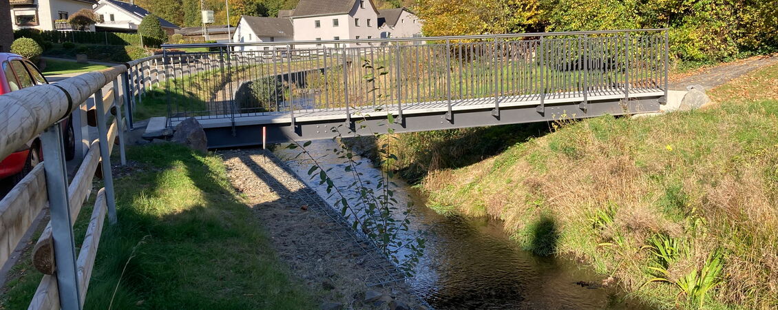 Fußgängerbrücke Sahrbach 1