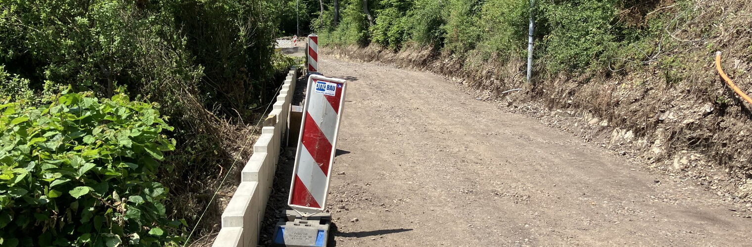 Wiederherstellung der Steinerbergstraße in Kesseling