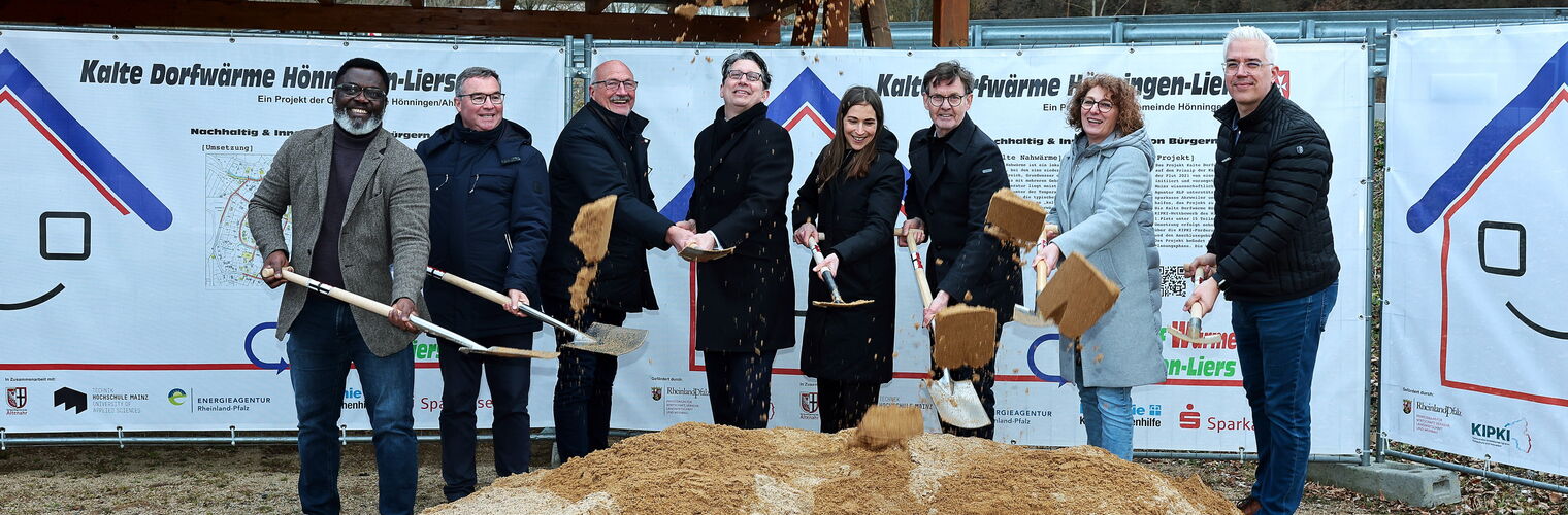 Spatenstich für das kalte Nahwärmenetz in Liers