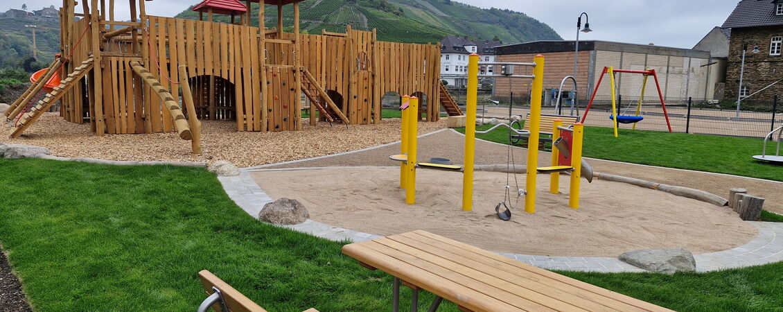 Spielplatz Rech nach Fertigstellung