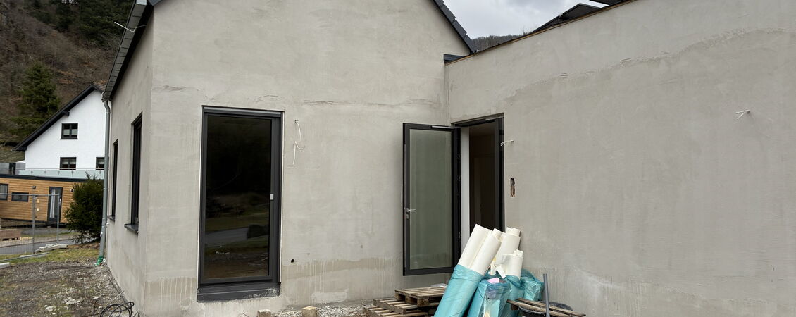 Bauarbeiten am Jugendbüro Altenahr
