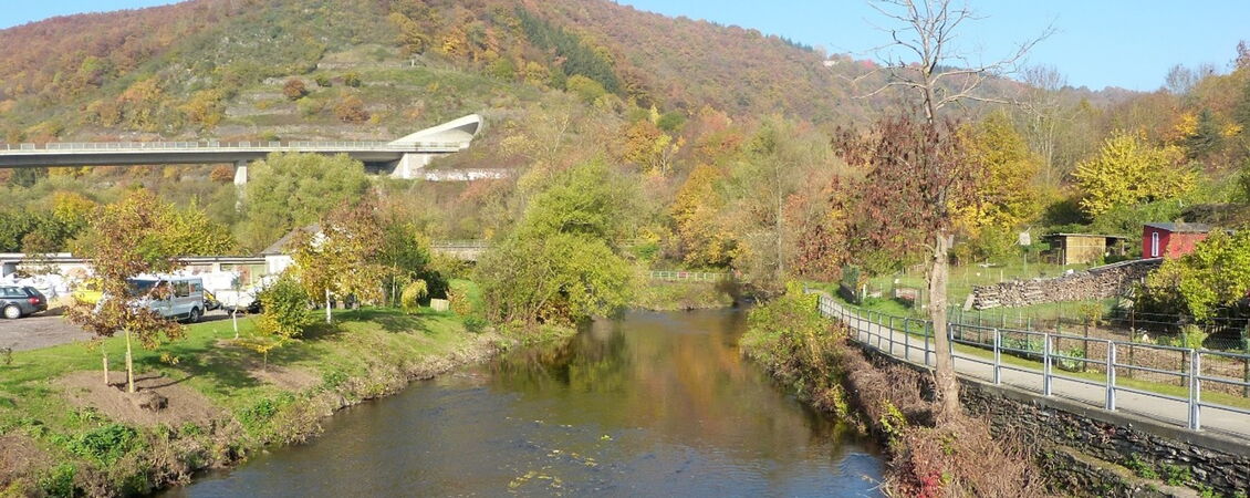 Ahrradweg Altenahr-Kreuzberg vor der Flut