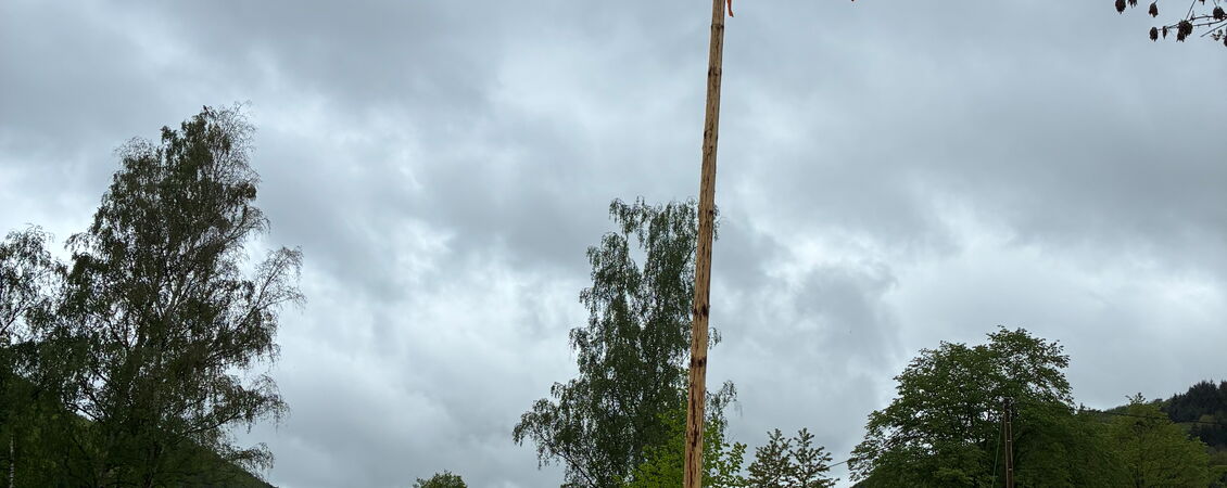 Neues Maibaumloch in Hönningen-Liers